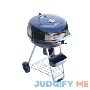 Master Forge 22.17-in W Black Porcelain Coated Kettle Charcoal Grill