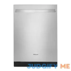 Whirlpool Top Control 24-in Built-In Dishwasher With Third Rack (Fingerprint Resistant Stainless Steel)