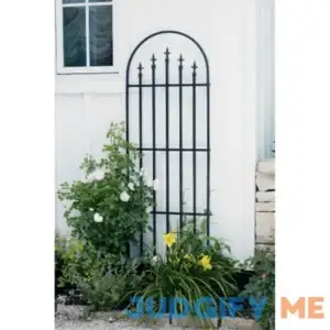 Panacea French Arch Trellis with Finials