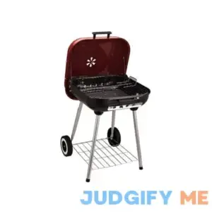 Outsunny Charcoal BBQ Grill 18" Portable with Wheels