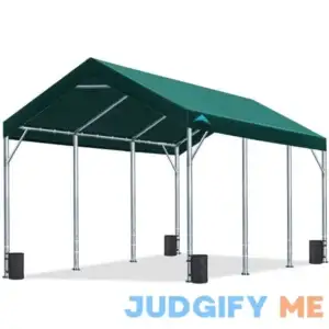 ADVANCE OUTDOOR 12x20 ft Heavy Duty Carport Car Canopy Garage Boat Shelter Party Tent