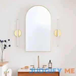 West Elm Arched Metal Framed Medicine Cabinet