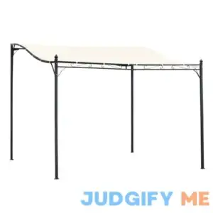 Outsunny 10 x 10 Foot Steel Outdoor Pergola Patio Canopy Gazebo