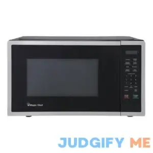 Magic Chef 0.9 cu. ft. 900-Watt Countertop Microwave in Stainless Steel
