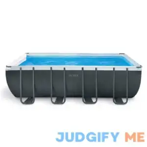 Intex 18' x 9' x 52" Ultra XTR Rectangular Frame Swimming Pool Set with Pump