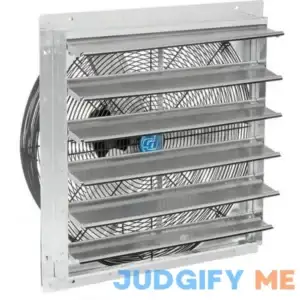 Global Industrial Continental Dynamics Direct Drive 24" Exhaust Fan w/ Shutter 294497A