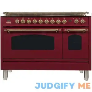 Nostalgie 47.24" 4.99 cu. ft. Freestanding Dual Fuel with Griddle ILVE Gas Type