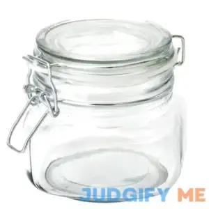 Mainstays Glass Lock Lid Jar