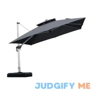 Purple Leaf Patio Cantilever Umbrella