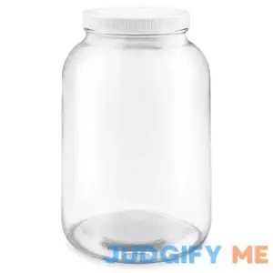 Clear Wide-Mouth Glass Jars - 1 Gallon