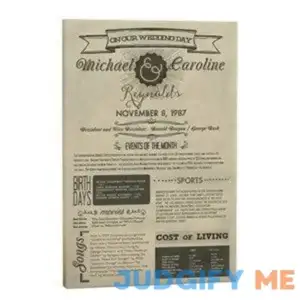 On The Day You Were Married 16x24 Anniversary Art