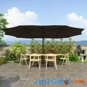 15ft Large Patio Umbrellas with Base Included