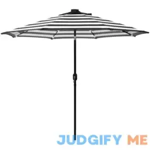 Maypex 9-foot Solar Led Lighted Patio Umbrella