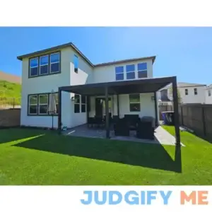 Villa Pergola Motorized Louver W/ Edge Lighting 13' x