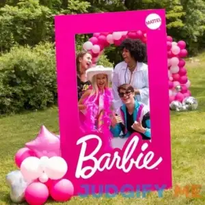 Party City Malibu Barbie Cardboard Backdrop