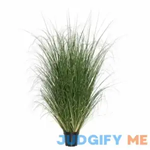 Sand & Stableв„ў PVC Artificial Potted Green Curled Grass