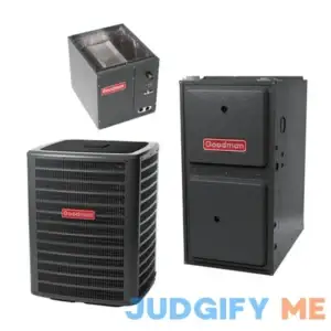 SEER2 Afue BTU Goodman Gas Furnace and Air Conditioner System