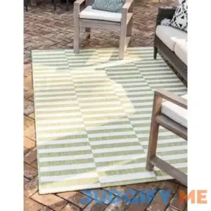 Outdoor Striped Area Rug Indoor Outdoor Rug