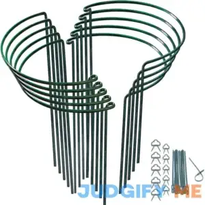 SORANGEUN 10 Pack Peony Cages and Supports