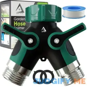 Hose Splitter 2 Way Heavy Duty Metal Connector Two Way Garden Hose Splitter