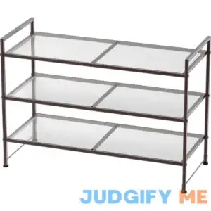 Simple Houseware 3-Tier Stackable Rack Storage Shelf