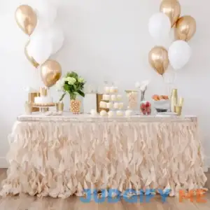 Bluekate Table Skirt Double Organza Party Tutu Table Decorations