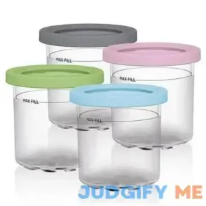 Ice Cream Pints Cup Ice Cream Containers with Lids for Ninja Creami Pints Nc301 Nc300 Nc299amz Series Ice Cream Maker