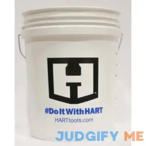 Hart 5gal Plastic Bucket with Measurements