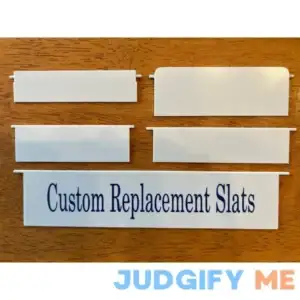 Replacement Slat For Louvered Dryer Vent Customizable For All Makes/Models