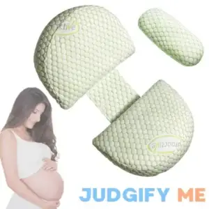 Generic Pregnancy Pillows for Sleeping-Removable and Adjustable Double Wedge Pregnancy Pillow-Maternity Pillow for Pregnant Women Supporting Back