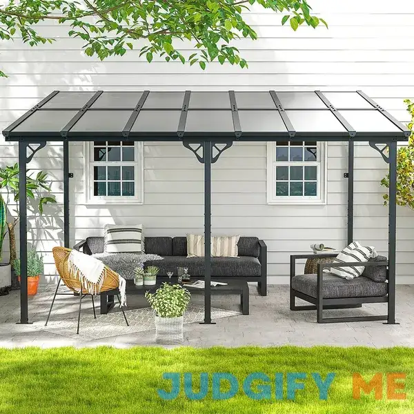 Metal Pergola with Canopy JolyDale Metal Pergola with Canopy JolyDale