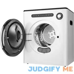 OOTDAY Compact Laundry 9lbs Front Load Stainless Steel Clothes Dryers with Exhaust Pipe