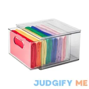 The Home Edit Everything Large Drawer Clear Plastic Storage Bin