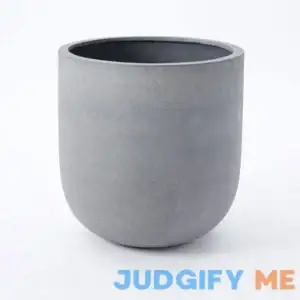 West Elm Radius Ficonstone Indoor/Outdoor Planter