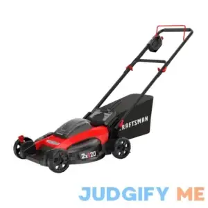 CRAFTSMAN V20 20-volt Max 20-in Cordless Push Lawn Mower 5 Ah (2-Batteries and Charger Included) | CMCMW220P2