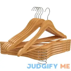 Utopia Home Premium Wooden Hangers Durable & Slim Coat Hanger