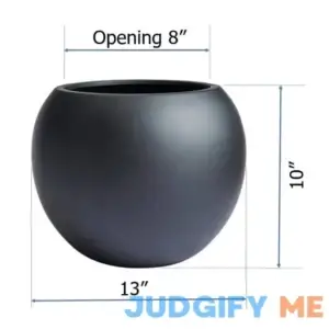 DreamPatio Riverside Fiberstone Sphere Planter