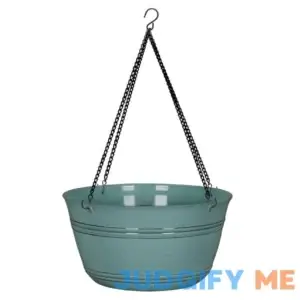 Style Selections Galileo Hanging Basket Spa Resin Hanging Planter PLG4912BAG