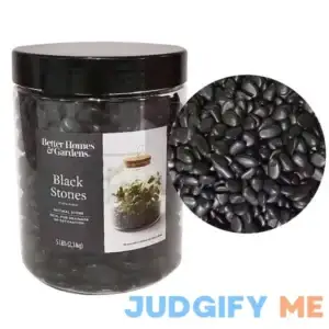 Better Homes & Gardens Black Terrarium Planter Rock - 5 lb