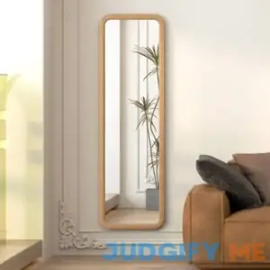 AllModern Donella Rectangle Wood Mirror Finish