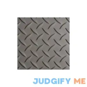 WorkForce Black Vinyl Diamond Plate Commercial Grade Matting