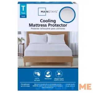 Mainstays Cooling Waterproof Fitted Mattress Protector