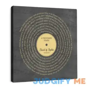 Custom Song Lyrics Wall Art Gifts