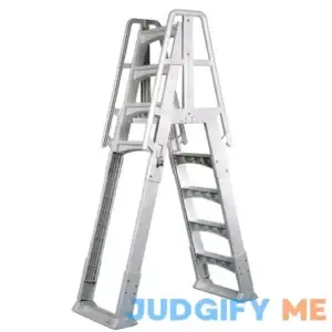 Vinyl Works Slide Lock A-Frame Above Ground Pool Ladder