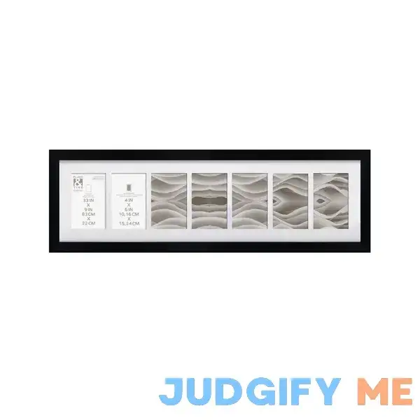 Place & Time 4" x 6" Black 7 Photo Collage Frame Place & Time 4" x 6" Black 7 Photo Collage Frame