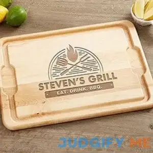 Personalized BBQ Cutting Board - The Grill