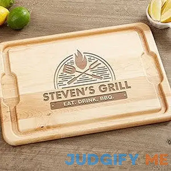 Personalized BBQ Cutting Board - The Grill Personalized BBQ Cutting Board - The Grill