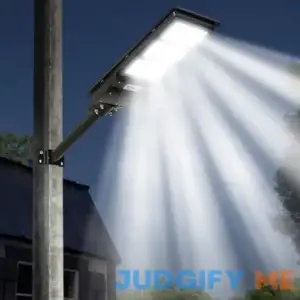 DHrtara Solar Outdoor Lights 600W LED Street Lights IP67 Waterproof Security Flood Light