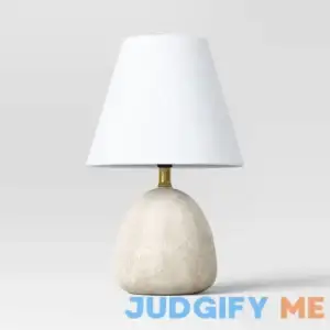 Threshold Faux Wood Mini Table Lamp