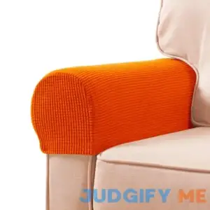 Subrtex Stretch Armrest Covers Spandex Arm Covers for Chairs Couch Sofa Armchair Slipcovers for Recliner Sofa with Twist Pins
